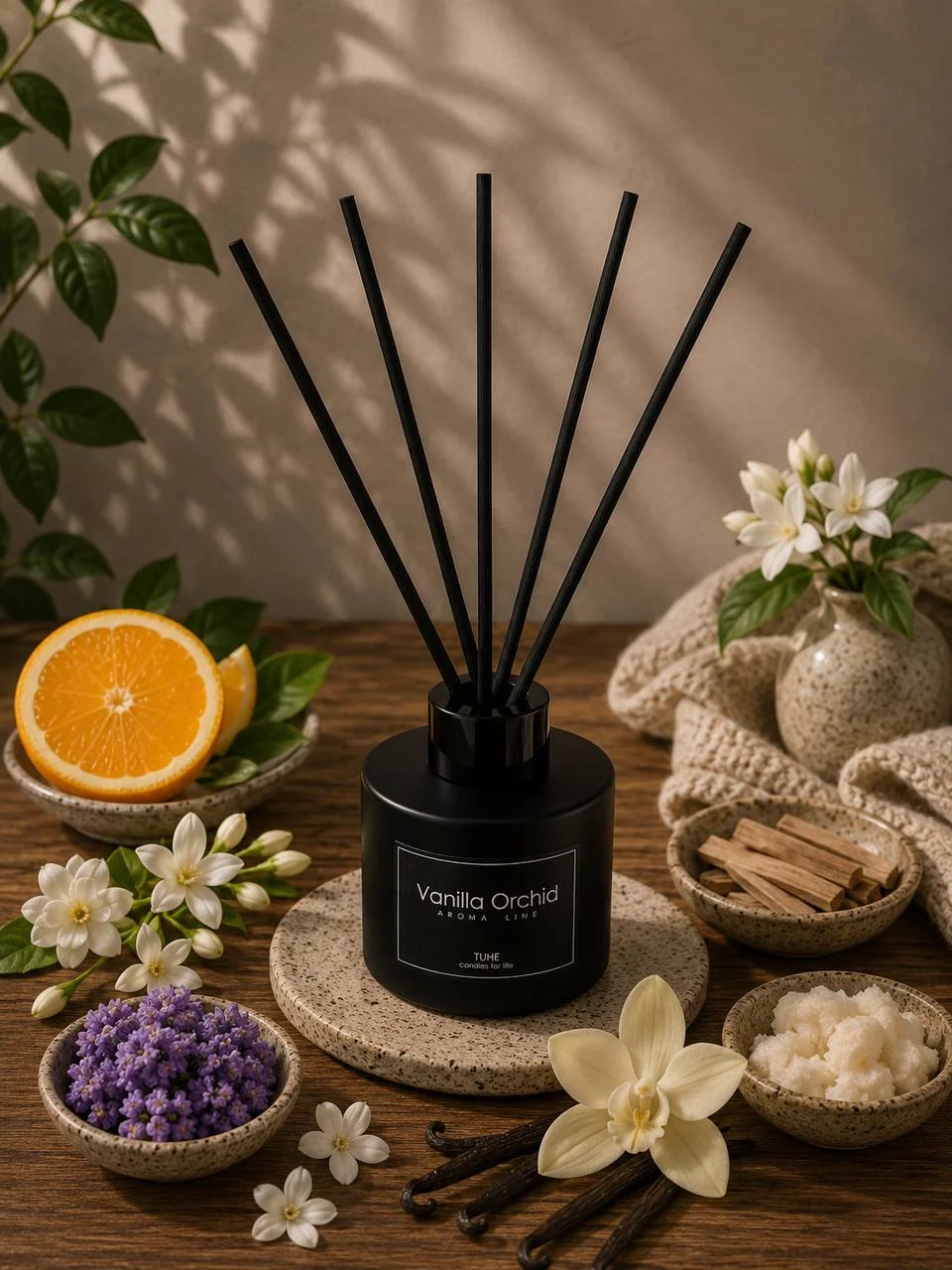Dyfuzor zapachowy  Vanilla Orchid czarny 100 ml