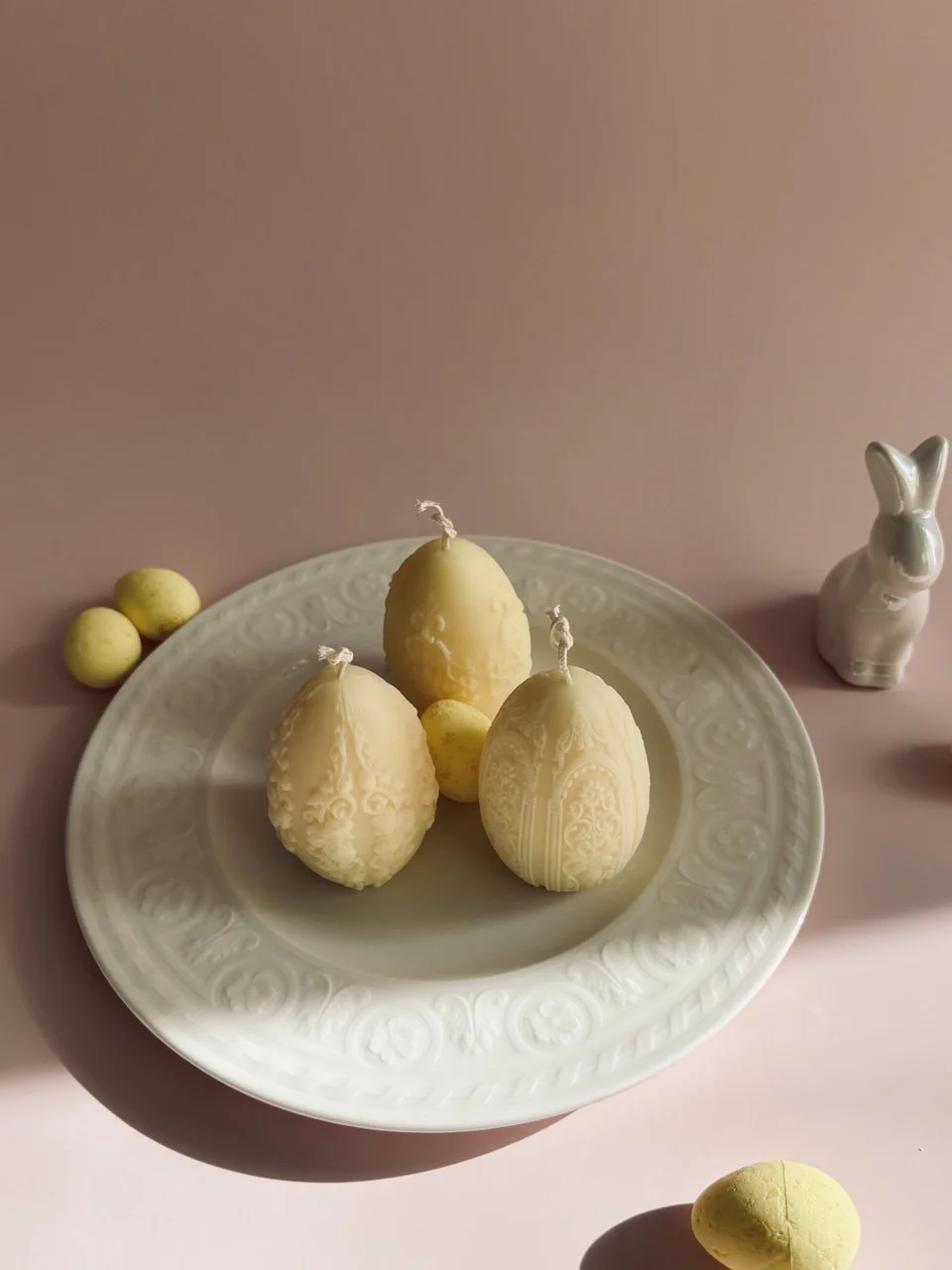 Świeca sojowa dekoracyjna wielkanocna 