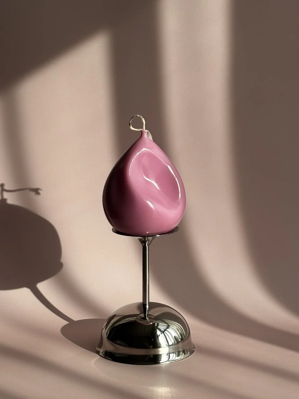 Świeca w kształcie balonu  różowy 320gr