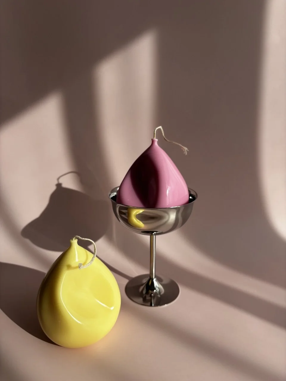 Świeca w kształcie balonu  różowy 320gr