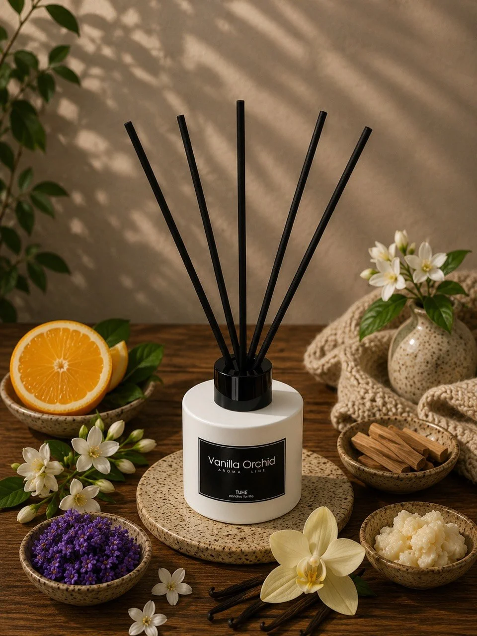 Dyfuzor zapachowy  Vanilla Orchid biały 100 ml