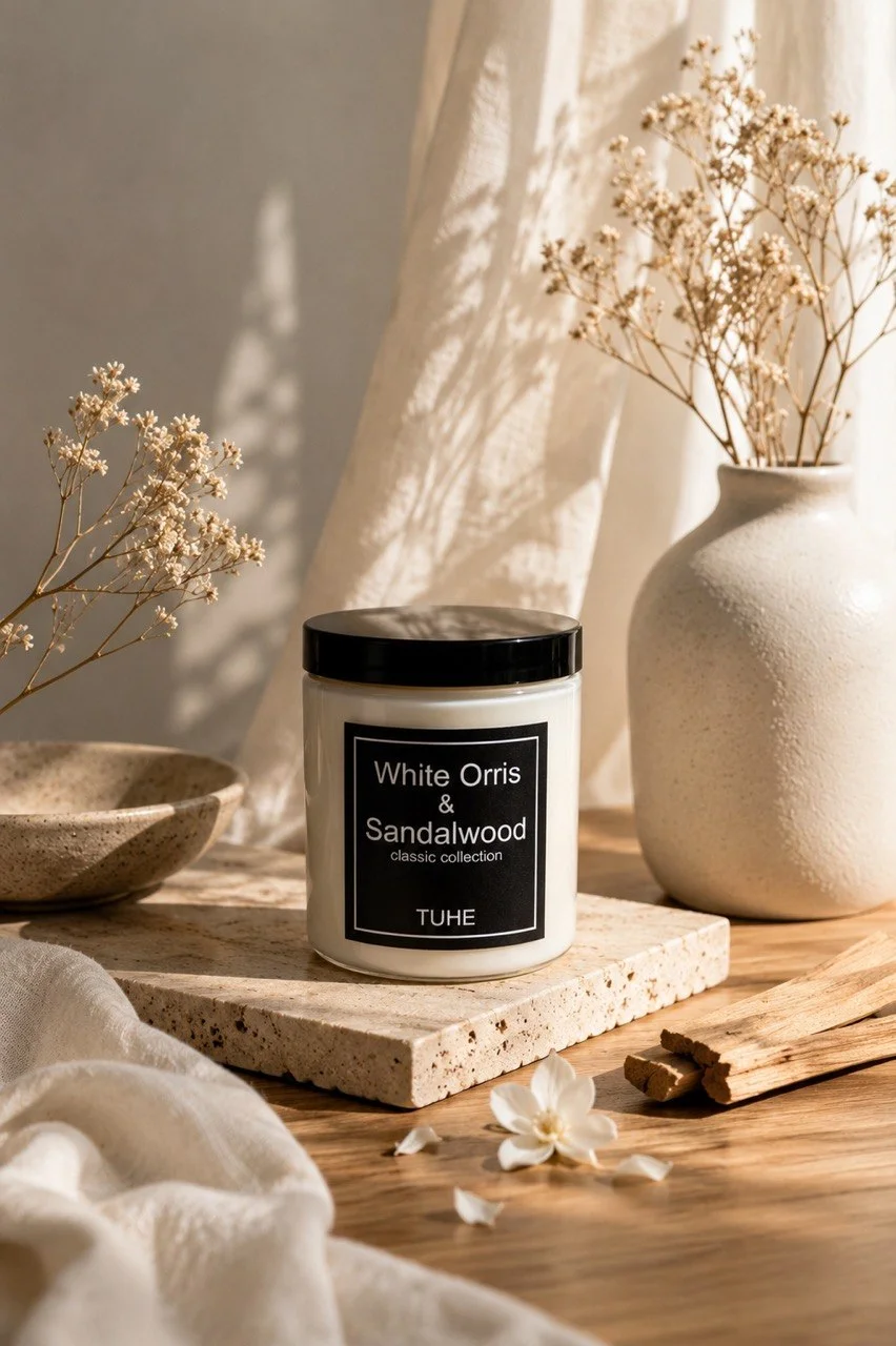Świeca zapachowa White Orris & Sandalwood 