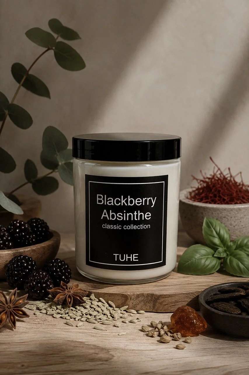 Świeca zapachowa Blackberry Absinthe