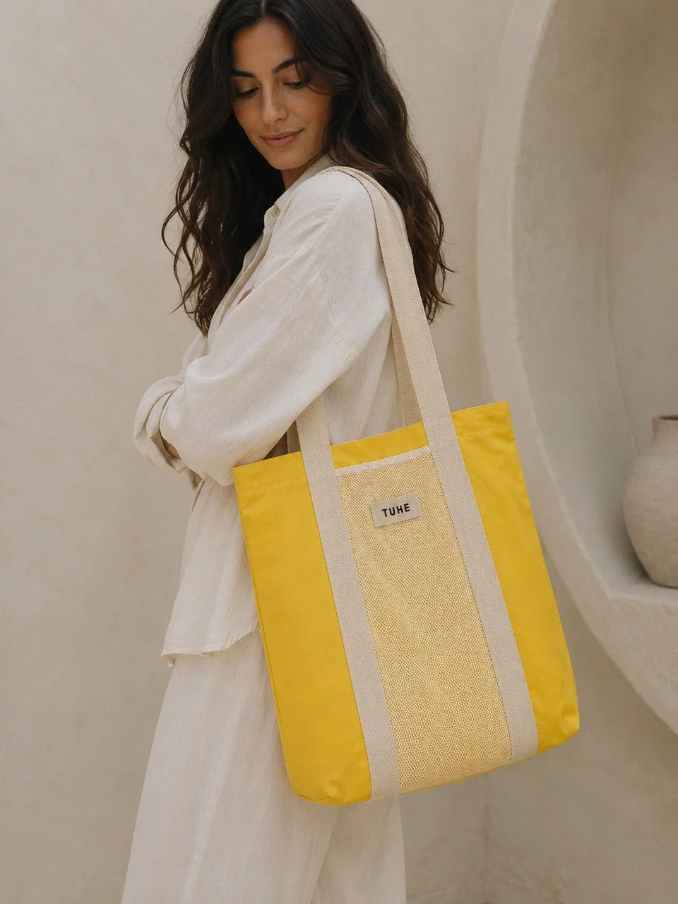 Torba Shopper Żółta