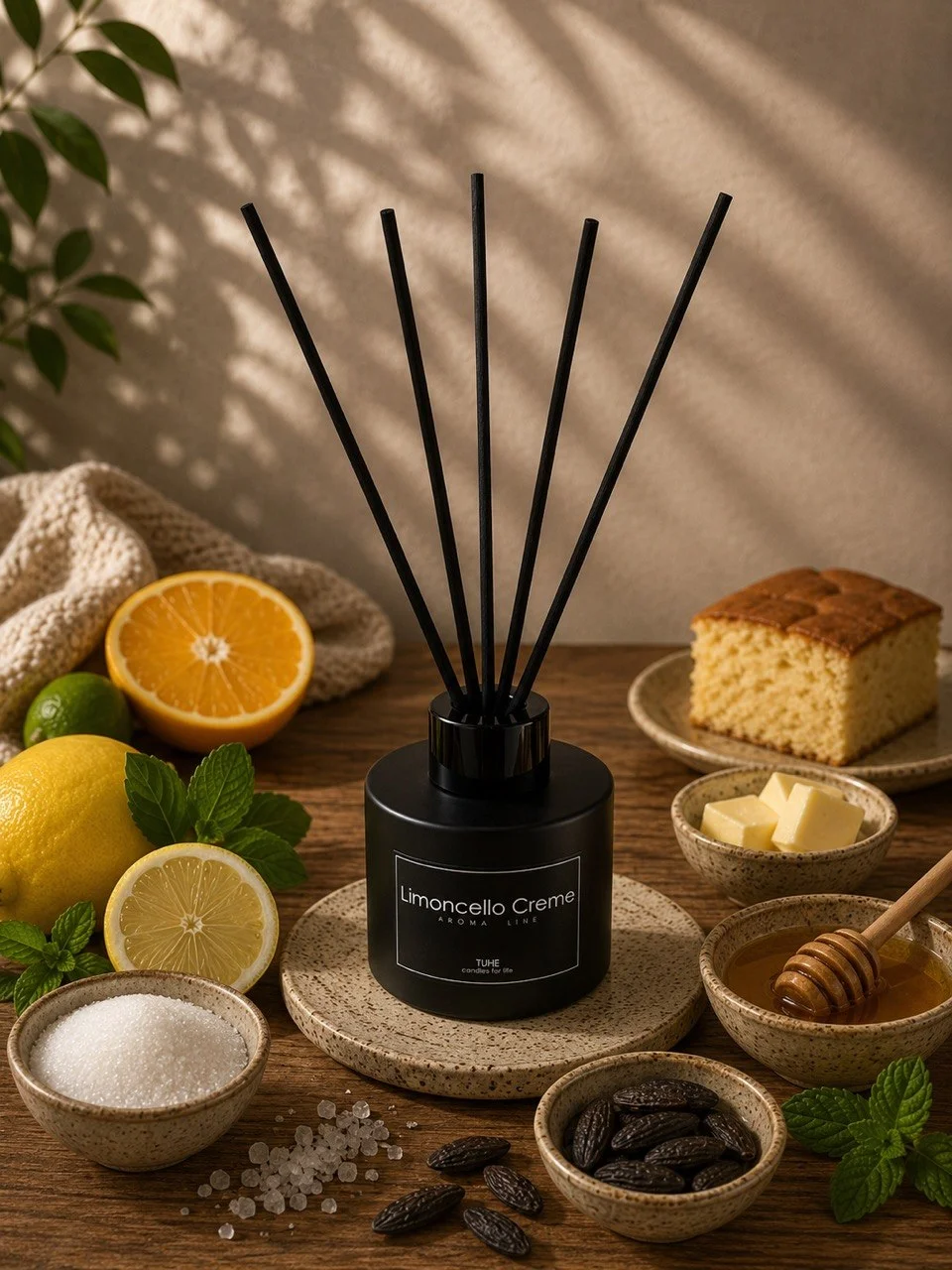 Dyfuzor zapachowy  Limoncello Creme  czarny 100 ml