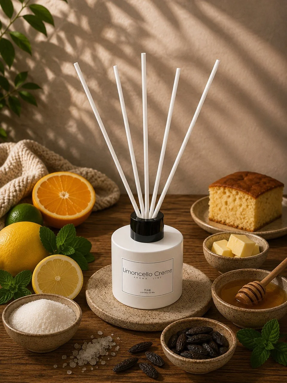 Dyfuzor zapachowy  Limoncello Creme  biały 100 ml